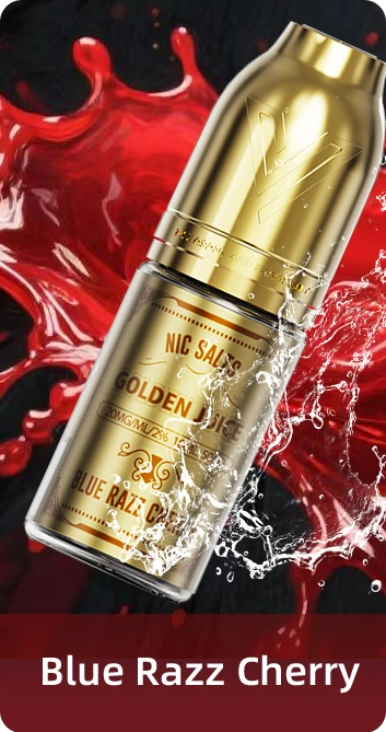 golden juice blue raz cherry flavor e-liquid